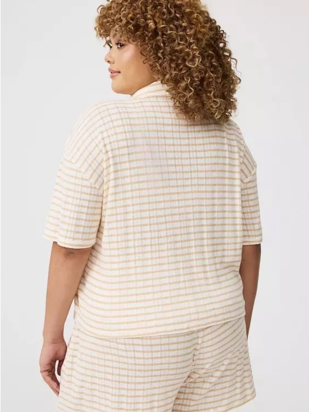 Torrid Collared Crop Top - Picture 2 of 9
